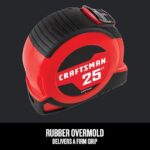 CRAFTSMAN 25-Ft Tape Measure with Fraction Markings - Image 2